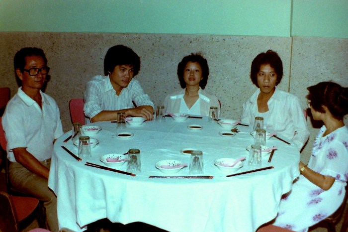 Waiting for the food